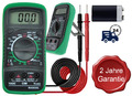 Multimeter mit Batterie Digital Voltmeter Spannungsmesser Prüfer Strom Messgerät