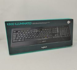 Logitech K800 Tastatur kabellos deutsch QWERTZ USB Funk beleuchtet schnurlos