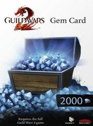 Guild Wars 2 2000 Gems Card (EU) [PC-Download | Offizielle Website | KEY]