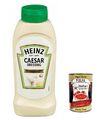 Heinz Sauce Salade Caesar Flacon Chips Gewürz Flasche 830g+Italian Polpa 400g