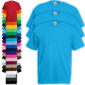 3er Pack Herren T-Shirt Fruit of the Loom Valueweight T 3er-Set Unisex S-5XL