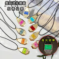 Digimon Adventure Tag Crests Charm Necklace Women Fans Gift Glow In The Dark