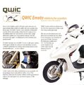 QWIC Emoto 80B Elektroroller Prospekt NL 2008 brochure Elektroscooter catalog