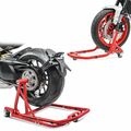 Set Montageständer vorne + hinten für Ducati Streetfighter/ S 09-13 rot MX1