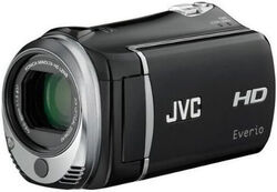 JVC GZ-HM 330 BE Mini Full-HD SD-Card-Camcorder Video Kamera 30-Fach