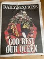 Daily Express Zeitung Todesbegräbnis Königin Elizabeth (20.09.22) Neu ungeöffnet