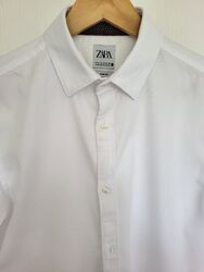 Zara Business Hemd Weiß Größe M Kragenweite 38-39
