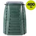 Thermo Komposter 400 L THERMO STAR  grün 80x80x Höhe 102 cm, aus recyceltem PP
