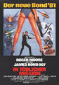 James Bond 007 - In tödlicher Mission ORIGINAL A0 Kinoplakat Roger Moore