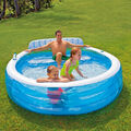 Intex Family Lounge Pool Swim Center Planschbecken 229x216x76 cm 57190NP