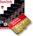 SanDisk Extreme 4K micro SD Speicherkarte MemoryCard 32GB 64GB 128GB 256GB 512GB