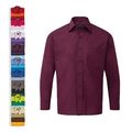 Herren Popelin Langarmhemd, Men´s Long Sleeve Shirt, Business Basic Freizeithemd
