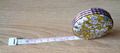 Maßband Mini 150cm Rollmaßband Einziehbar 1,5m Messband cm-Maß Geblümt Geschenk