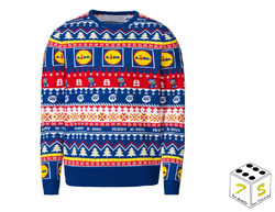Lidl Weihnachtspullover I Ugly Sweater von Livergy 2023 I Herren Pullover I Neu