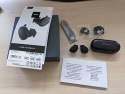BOSE Sport Earbuds - In-Ear Bluetooth Kopfhörer, Schwarz, inkl. Zubehör, OVP