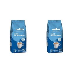 2x 500g Lavazza Caffè Decaffeinato Entkoffeinierte Arabica Bohne NEU MHD 4/25