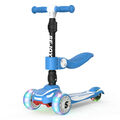 SEJOY Kinder Roller Scooter Cityroller LED Räder Höheverstellbare Tretroller