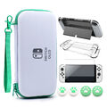 Für Nintendo Switch OLED Tasche Bag EVA Case+Schutzhülle+Temper Glass Folie