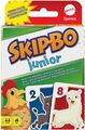 Mattel Games HHB37 Skip-Bo Junior Kartenspiel 2 Spielniveaus 112 Karten ab 5 NEU