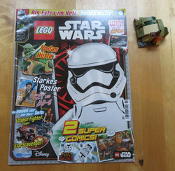 Lego Star Wars Zeitschrift - Comic - Infos + Lego Yodas Hütte 29 Teile - 08/2016