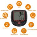 Fahrradcomputer LCD Fahrrad Tachometer Radfahren Kilometerzähler