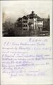 Foto Ak Riesa an der Elbe Sachsen ?, Blick auf eine Villa - 3056293