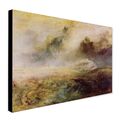 Raues Meer mit Trümmern von J.M.W. Turner Leinwand Wandkunst gerahmter Druck