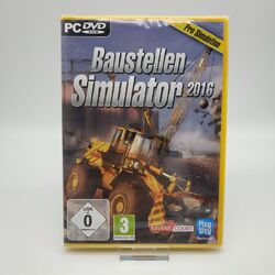 Baustellen-Simulator 2016 PC Spiel Neuware DVD-ROM Version Pro Simulation Bagger