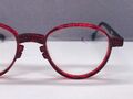 See me Brille Damen Rot Rund Panto Gothic vintage Austria 1980er