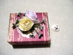 3D Geschenkbox 7 x 5,5 x 2,5 cm Mini Geschenkschachtel klein Deko Schachtel Box