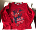 Spider-Man -Jungen Langarmshirt - Rot mit Aufdruck - Gr 98/104