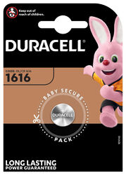 20 x Duracell CR1616 DL1616 3V Lithium Batterie 6616 Knopfzelle 45mAh im Blister