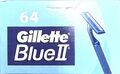Gillette Blue II Einwegrasierer 64er Box 2-Klingen - Technologie