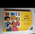 Wir lesen! Das neue Leselernspiel / Vorschule 1968, Vintage,Ravensburger Spiele 