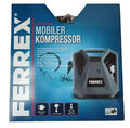 FERREX Mobiler Kompressor Tragbar Druckluftpistole Manometer Luftkompressor NEU