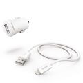 Hama KFZ Schnell-Ladekabel Lightning USB Auto Ladegerät für iPhone 14 13 12 SE