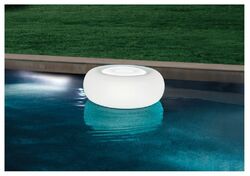 Pool LED Beleuchtung Poollampe Fußhocker Sessel Ottomane Intex Schwimmleuchte