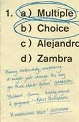 Multiple Choice | Alejandro Zambra