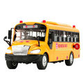 GroßE GrößE Kinder Schulbus Spielzeug Modell TräGheit Auto mit Sound Licht fü E5