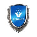 1x Für Renault Car Seitenfenster Metal Abzeichen Kohlefaser Embleme Aufkleber