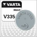 5 x Varta Watch V335 Uhrenzelle Knopfzelle SR 512 SW Silber-Oxid 5mAh 1,55 V
