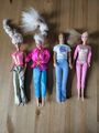 Barbie und Ken Puppen gekleidet  Original Mattel 3 Barbie 1 Ken 