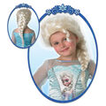 ELSA KINDER PERÜCKE / Disney Frozen Eiskönigin Mädchen Zopfperücke Karneval Wig