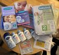 Baby Pflege Set: Lansinoh Stilleinlagen, sebamed Pflege, Windeln, Medela Cream