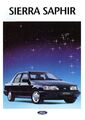 Ford Sierra Saphir Prospekt 1992 7/92 D brochure prospectus catalog catalogue
