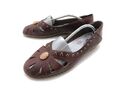 Rieker Damen Halbschuh Slipper Comfortschuh Braun Gr. 41 (UK 7)