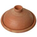 Tajine I Tontopf zum Garen I unlasierter Schmortopf I 24 cm Durchmesser