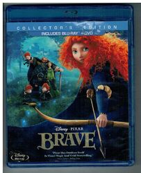 Walt Disney Pixar BRAVE 3-disc blu ray dvd set 2012