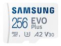 Samsung EVO Plus microSDHC UHS-I U3 130MB/s Speicherkarte + Adapter 256GB