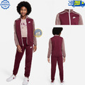 Nike ältere Kinder Sportbekleidung Futura Poly Manschetten Trainingsanzug - dunkelrot Größe L